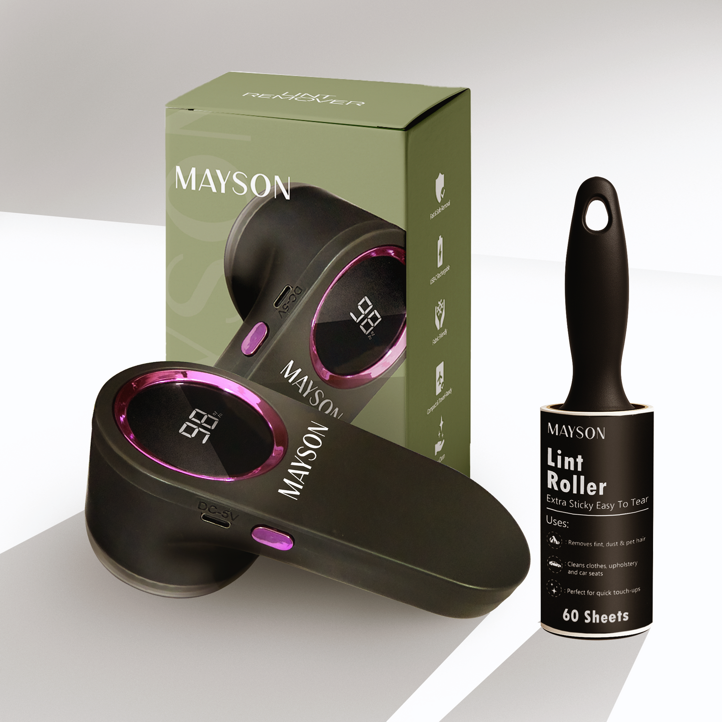 MAYSON Lint Remover Combo (Black / White)