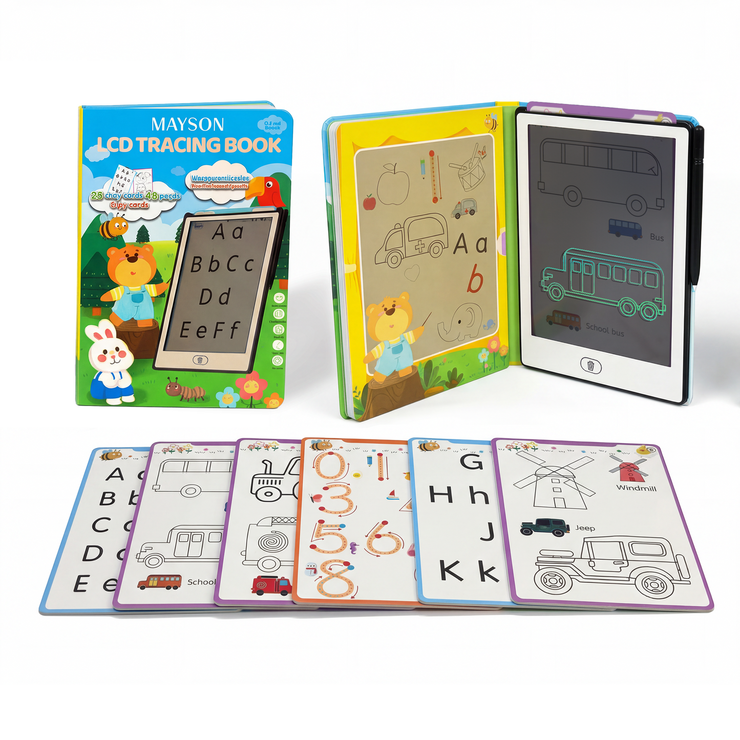 Mayson Wireless LCD Tracing Book for Kids