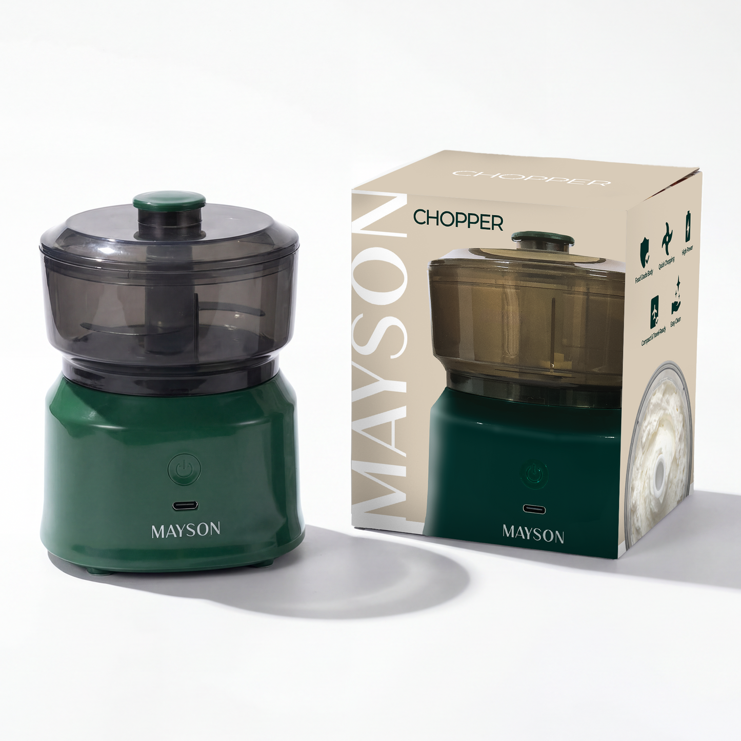 Mini Electric Chopper White