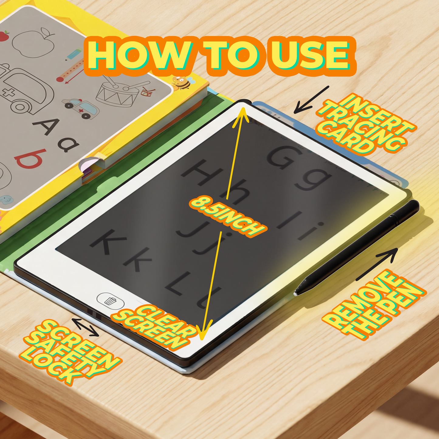 Mayson Wireless LCD Tracing Book for Kids