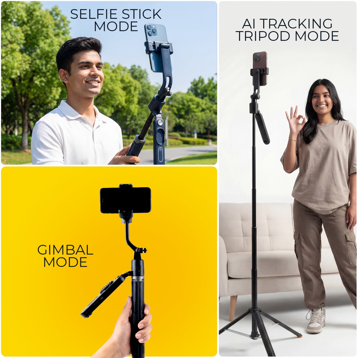 MAYSON AI Auto Face Tracking Tripod